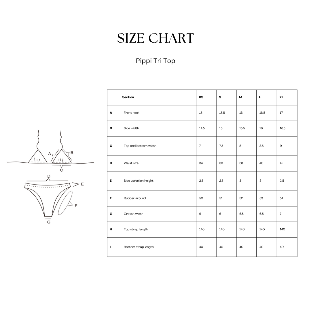 Pippi Tri Top - Dusty Peach