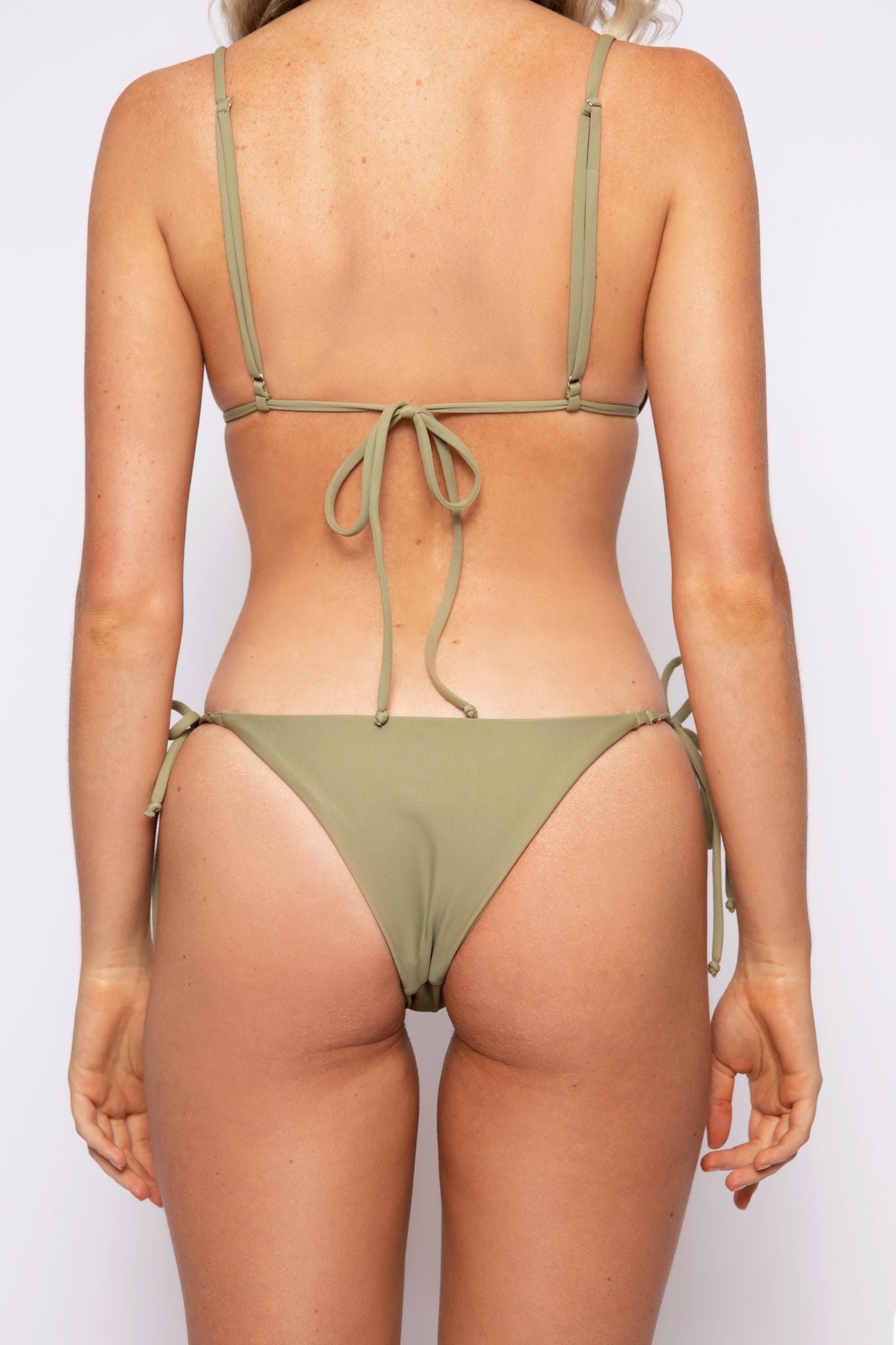 Olive Cheeky String Bottom