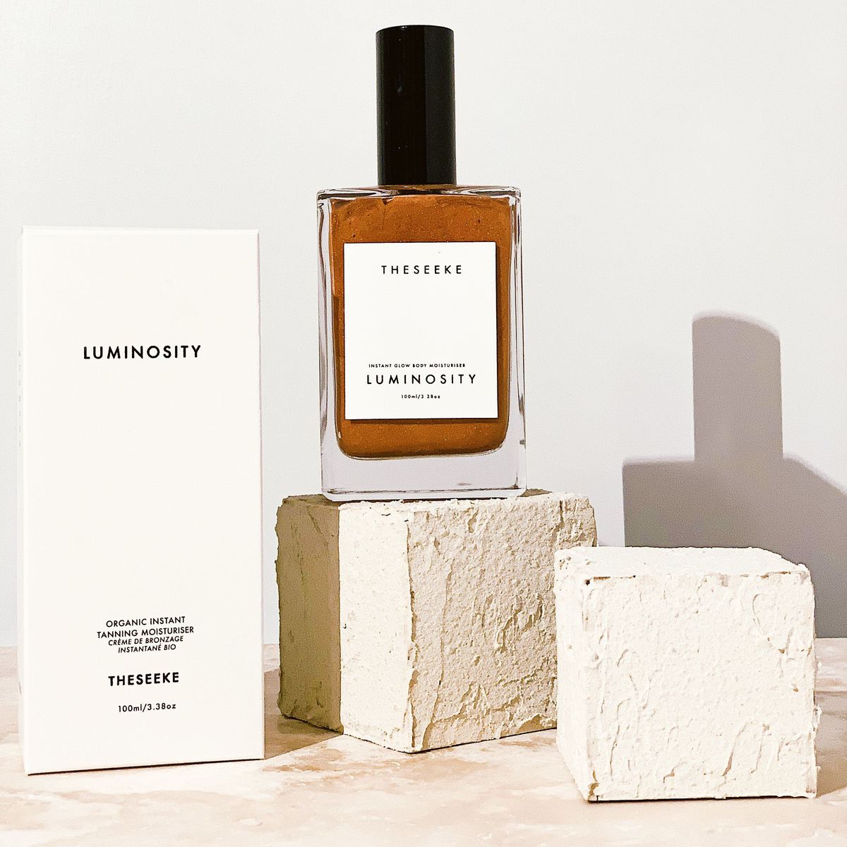 Luminosity Luxe Glass Bottle